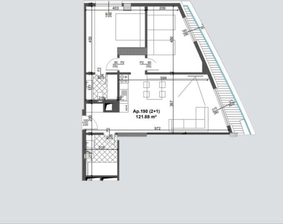 APPARTAMENTO 2+1+2 IN VENDITA– TOWER 44