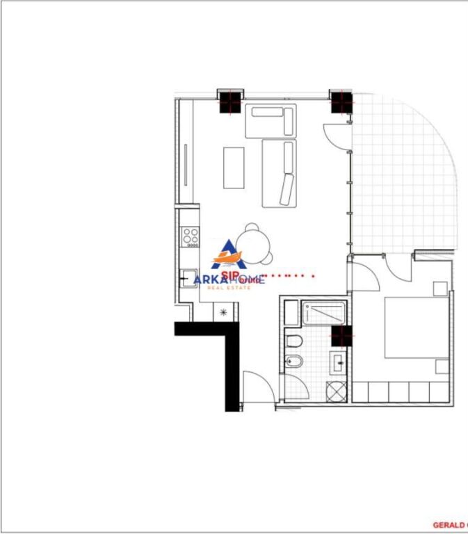 OKAZION SHITET APARTAMENT 1+1 FAZE KARABINA "ASTIR" 84.000 EURO