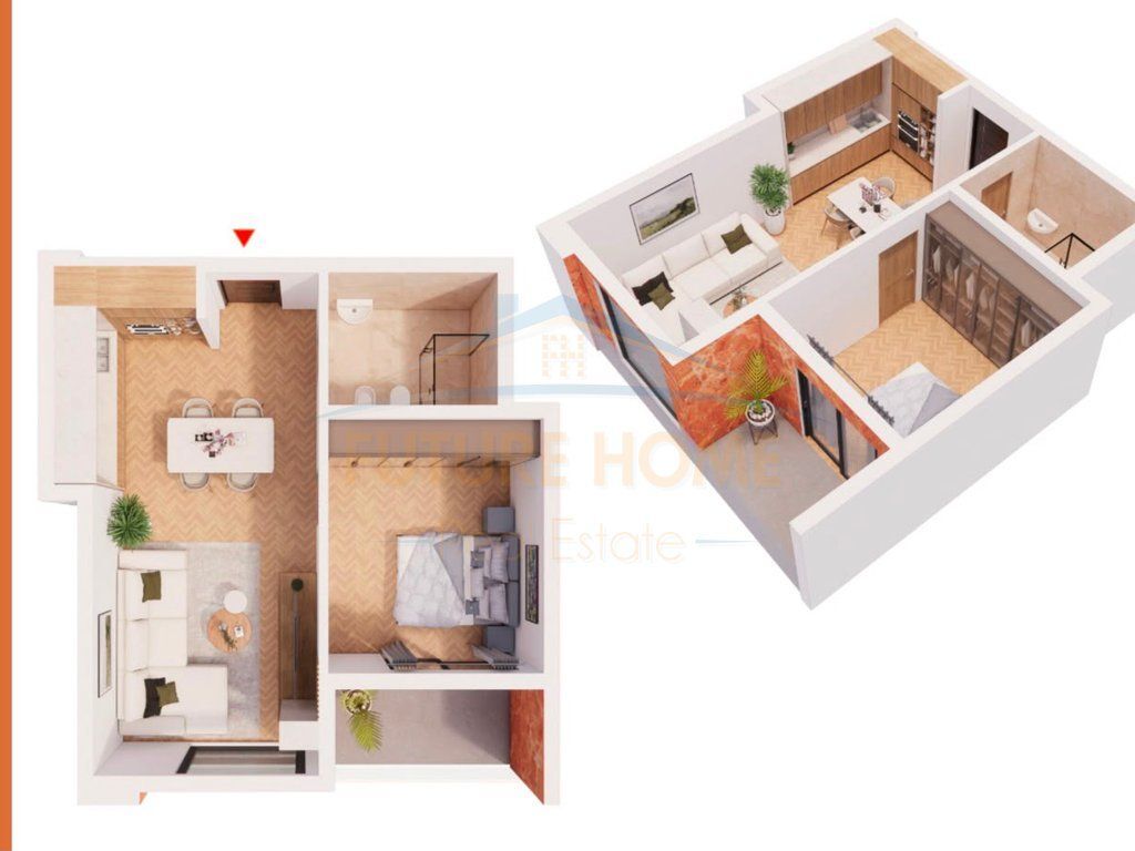 Apartment 1+1 for sale, Cubex Residence, Kavaja Street