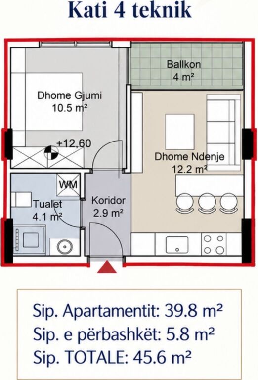 APPARTAMENTO 1+1 IN VENDITA A PORTO LALZI