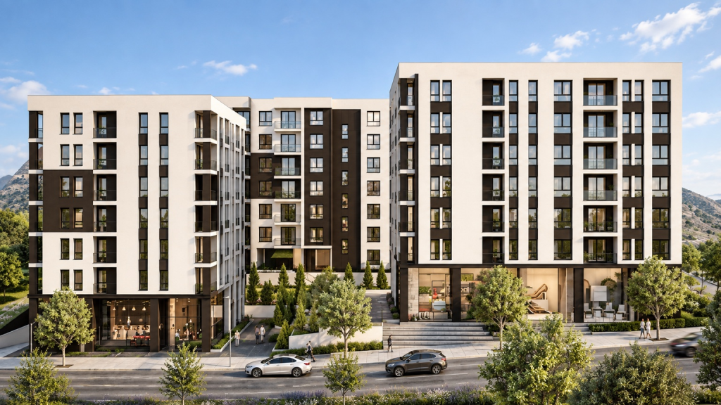 Vendesi Appartamento 1+1 - Paskuqan, Belfiore Residence 2