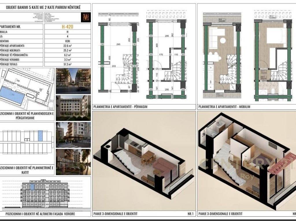 DUPLEX PER SHITJE NE VIZION 3 RESIDENCE, MALI I ROBIT - PAGESE ME KESTE !