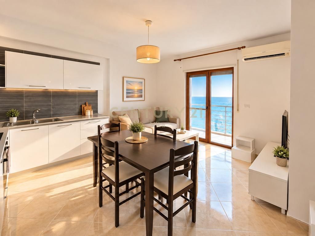 FOR RENT FULL SEA VIEW APARTMENT 2 +1+2 TOILETS + BALCONY IN VOLLGA, CURRILA, DURRES!