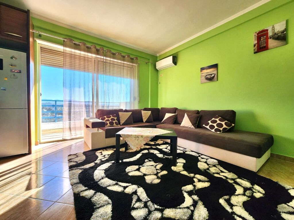 For Rent: 2+1 + 1 Parking Space (FRESK) 5th Floor, New Building - Furnished: Air Conditioner, Large Kitchen &amp; Everything New || 45,000 Lekë/Month