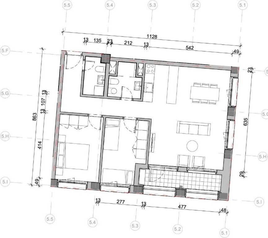 IN VENDITA – Affare🔥: 2+1+2 Bagni + 1 Posto Auto 📍Ali Demi - Residenza Mangalem || 🔥1.600€/m²🔥 Edificio Anno 2018 - 5° Piano - Superficie 104m² || Con Certificato di Proprietà - 180.000€