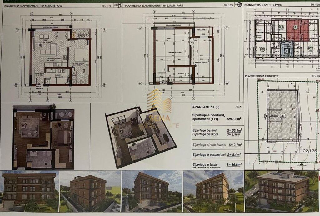 For sale, Apartment 1+1+BLK, Babrru – “Olive Hills” Residence, 87,000 Euro