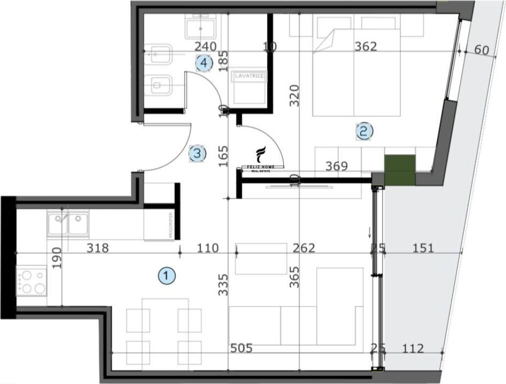 VENDESI APPARTAMENTO 1+1 ASTIR 88.000 EURO FH-92279