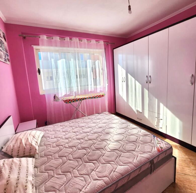 For Rent: 2+1 + 1 Parking Space (FRESK) 5th Floor, New Building - Furnished: Air Conditioner, Large Kitchen &amp; Everything New || 45,000 Lekë/Month