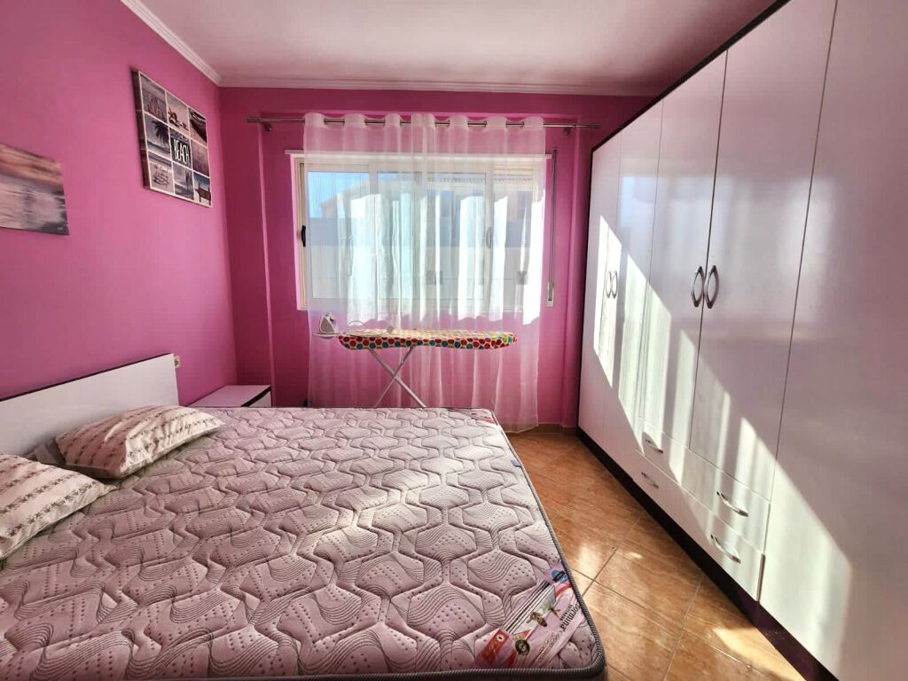 For Rent: 2+1 + 1 Parking Space (FRESK) 5th Floor, New Building - Furnished: Air Conditioner, Large Kitchen &amp; Everything New || 45,000 Lekë/Month