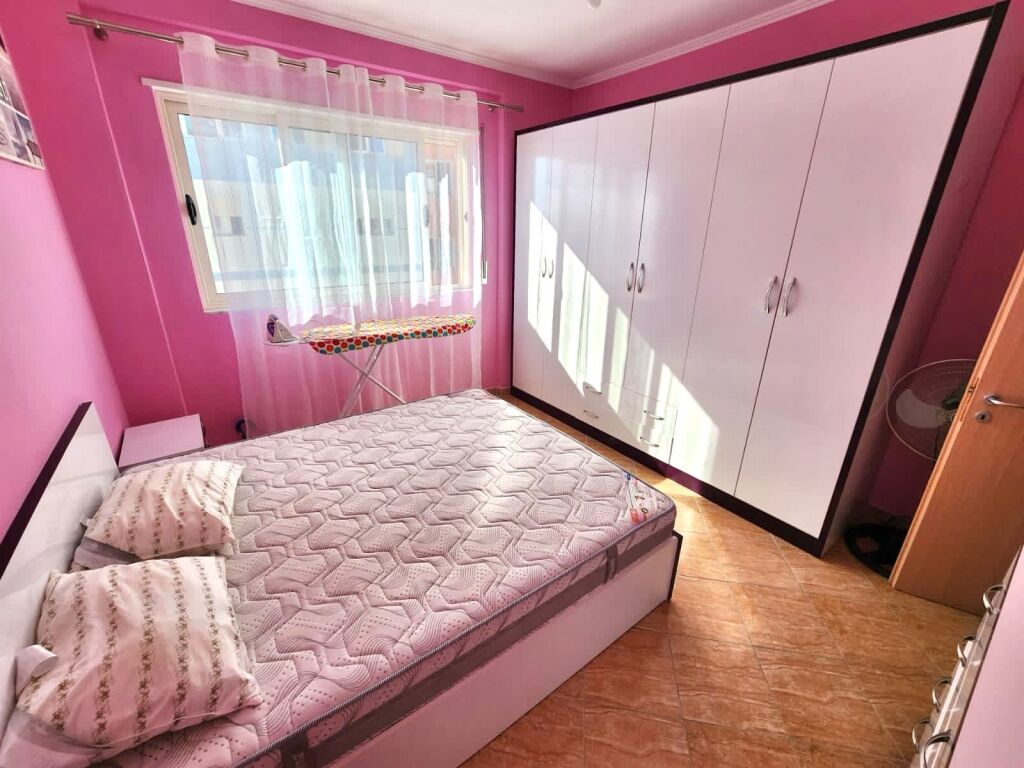For Rent: 2+1 + 1 Parking Space (FRESK) 5th Floor, New Building - Furnished: Air Conditioner, Large Kitchen &amp; Everything New || 45,000 Lekë/Month