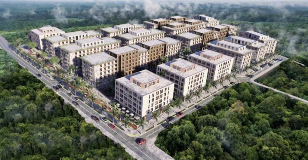 Shitet apartament 1+1 tek Rezidenca Palm Paradise , Mali i Robit , Golem , Shkembi i Kavajes , Durres .