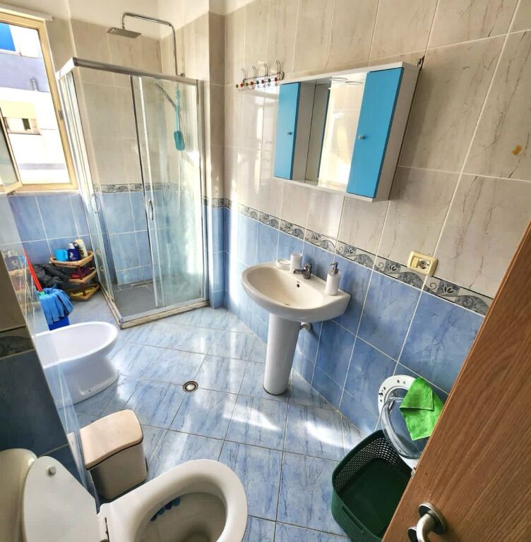 For Rent: 2+1 + 1 Parking Space (FRESK) 5th Floor, New Building - Furnished: Air Conditioner, Large Kitchen &amp; Everything New || 45,000 Lekë/Month