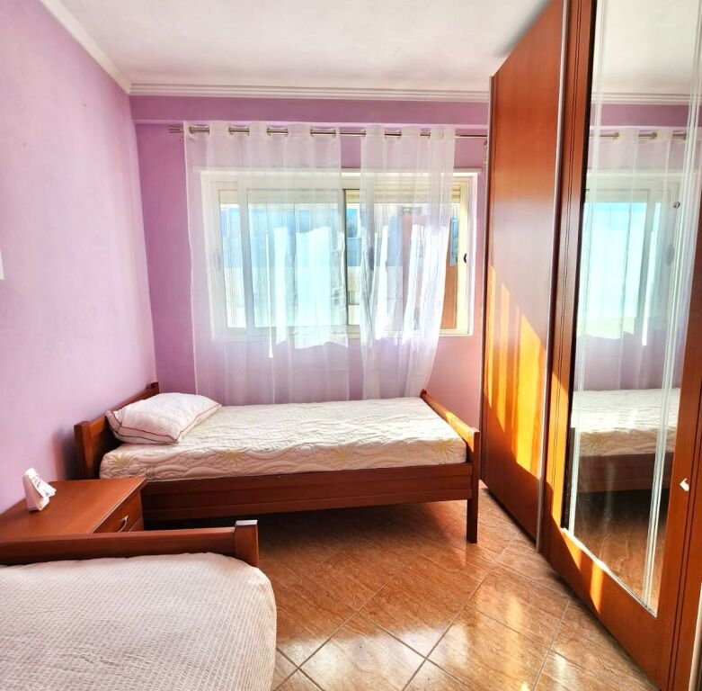 For Rent: 2+1 + 1 Parking Space (FRESK) 5th Floor, New Building - Furnished: Air Conditioner, Large Kitchen &amp; Everything New || 45,000 Lekë/Month