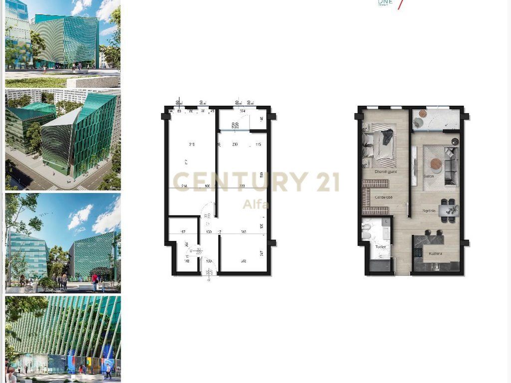 ISH-BLLOK ,FOR SALE APARTMENT 1+1,THE ONE RESIDENCE