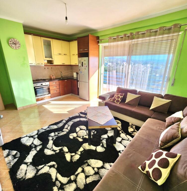 For Rent: 2+1 + 1 Parking Space (FRESK) 5th Floor, New Building - Furnished: Air Conditioner, Large Kitchen &amp; Everything New || 45,000 Lekë/Month