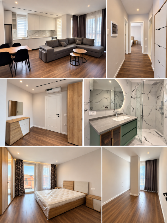 Apartment 2+1 for rent in Sauk with parking space newly furnished