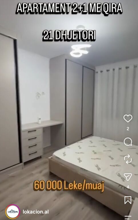APPARTAMENTO IN AFFITTO 2+1 - 21 DHJETORI, TIRANE