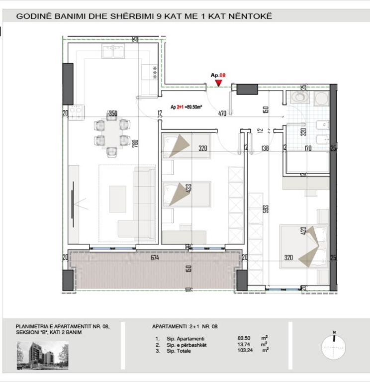 2+1 for sale in Paskuqan