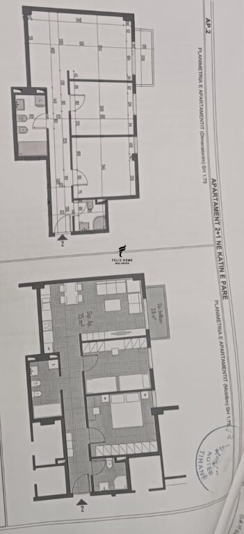 SHITET APARTAMENT 2+1+2 JORDAN MISJA 26.000.000 LEKE FH-92736