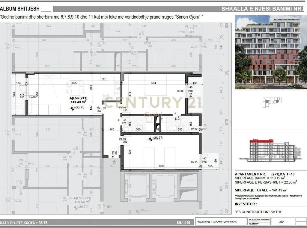 VENDIAMO SUPER APPARTAMENTO PENTHOUSE 2+1+2 PRESSO MEI’S GARDEN RESIDENCE!