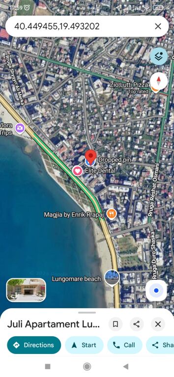 Jepet me qera mujore garsoniere në lungomare