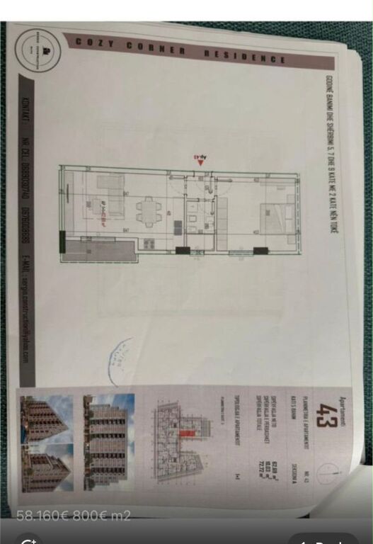 Apartament 1+1 per shitje Kamez !