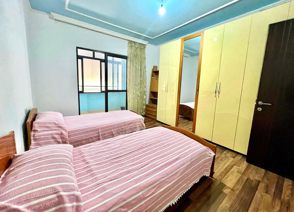 For Rent: 2+1 + 2 Balconies 📍 Opposite Kristal Center (At Big Market) - 60,000 Lek/Month - 5th Floor || Area: 112m²