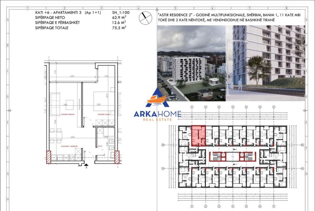 OCCASION APARTMENT 1+1 "ASTIR" FAZE GROPE 79,275 EURO