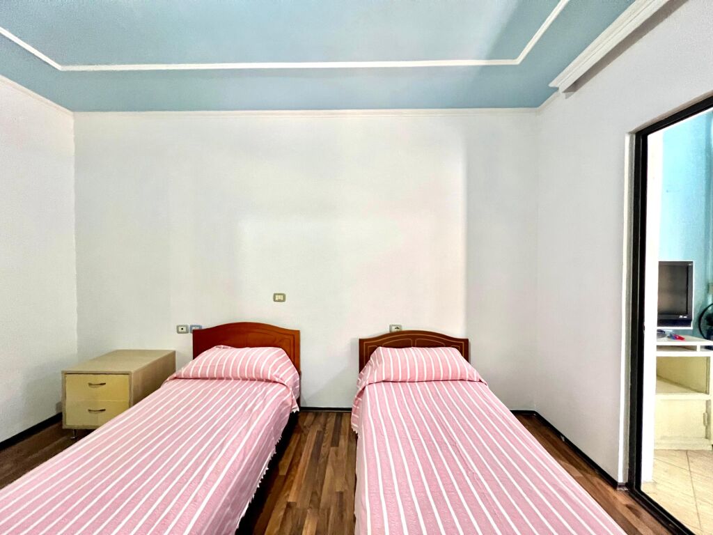 For Rent: 2+1 + 2 Balconies 📍 Opposite Kristal Center (At Big Market) - 60,000 Lek/Month - 5th Floor || Area: 112m²
