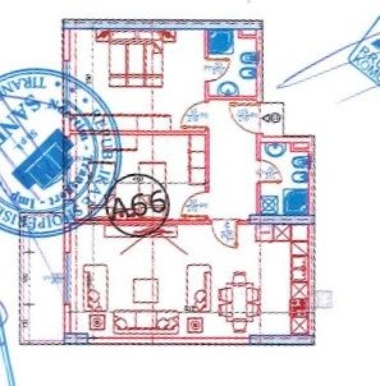 Shitet apartament 1+1 Space City Paskuqan
