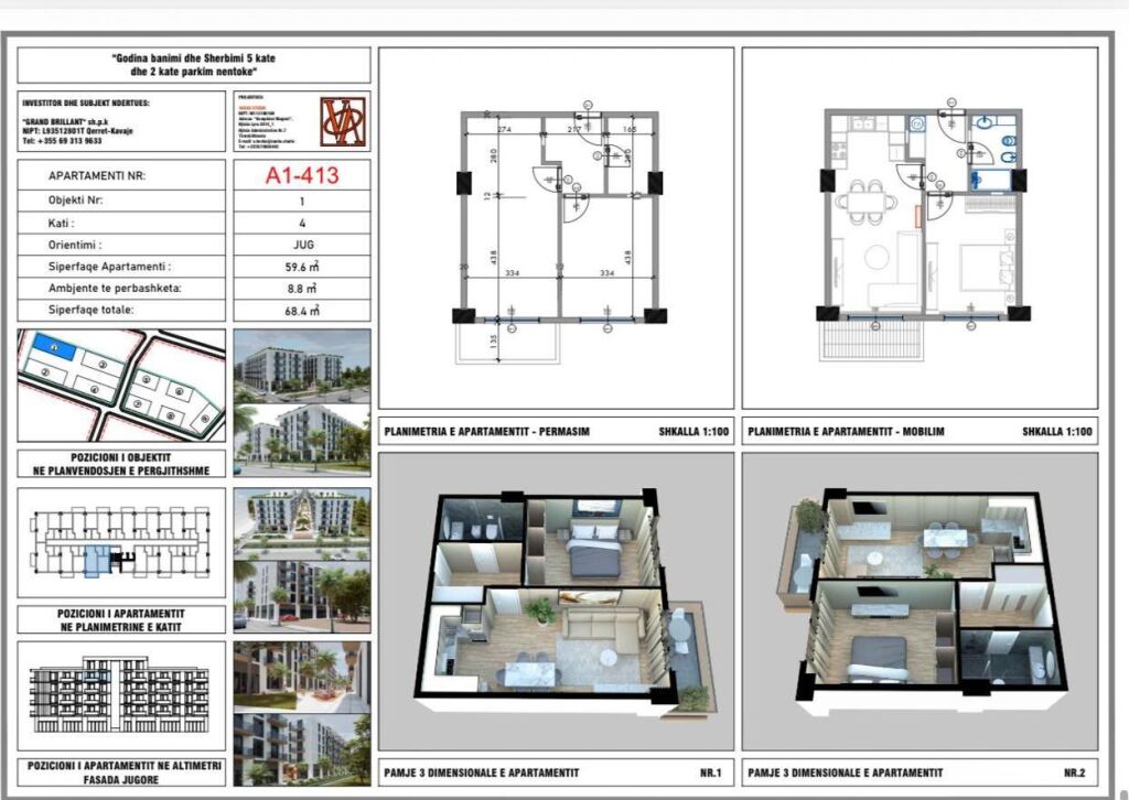 🌴 1+1 APARTMENTS FOR SALE – PALM PARADISE RESIDENCE, QERRET 🌴