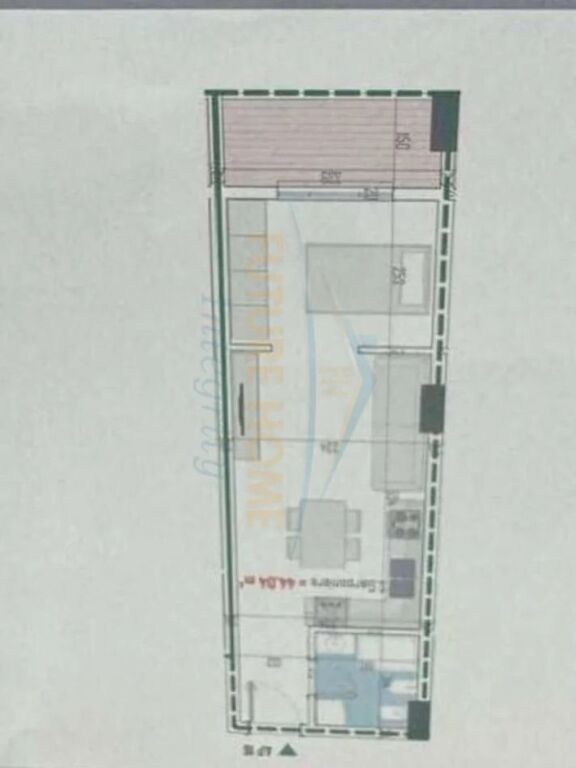 Shitet, Garsoniere e përshtatur në Apartament 1+1, Paskuqan, Tiranë.