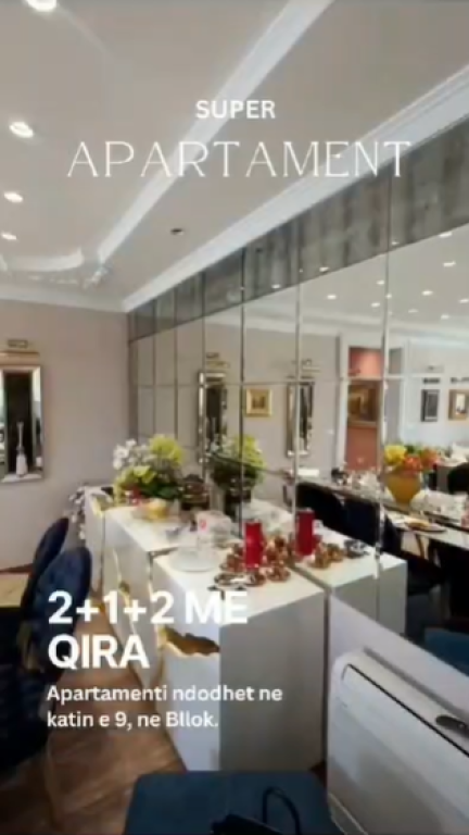 🌇In Bllok, a 2+1 apartment is for rent📍