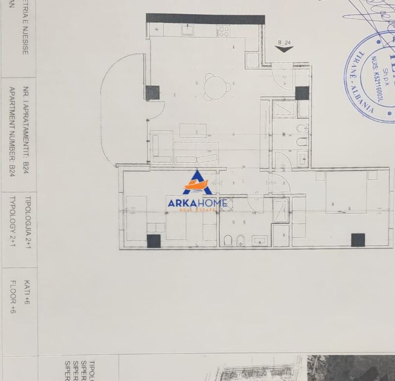 SHITET APARTAMENT OKAZION 2+1 "ASTIR" FAZE GROPE 115.920 EURO