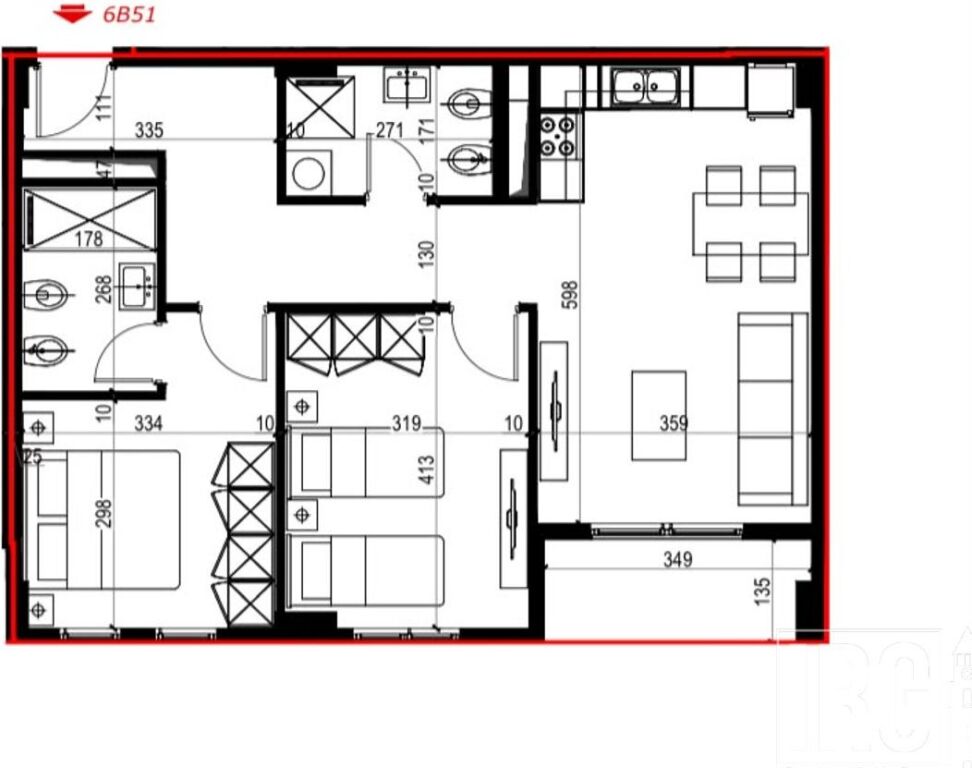 Shitet apartament 2+1+2 tek Kompleksi Univers City , Qtu .