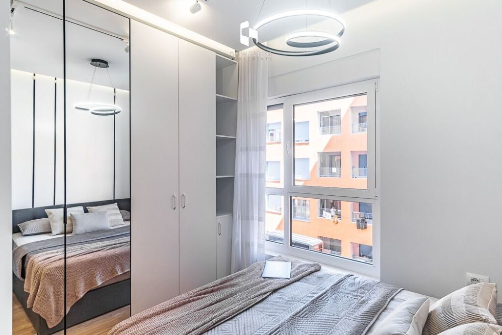 Me Qera: 1+1 Akull i Ri 📍 Ali Dem (Kompleksi. Mangalem) - Pllt i 2021, me Arkitekt PARKET - MARKA Cilesore || 40,000 Leke/Muaj