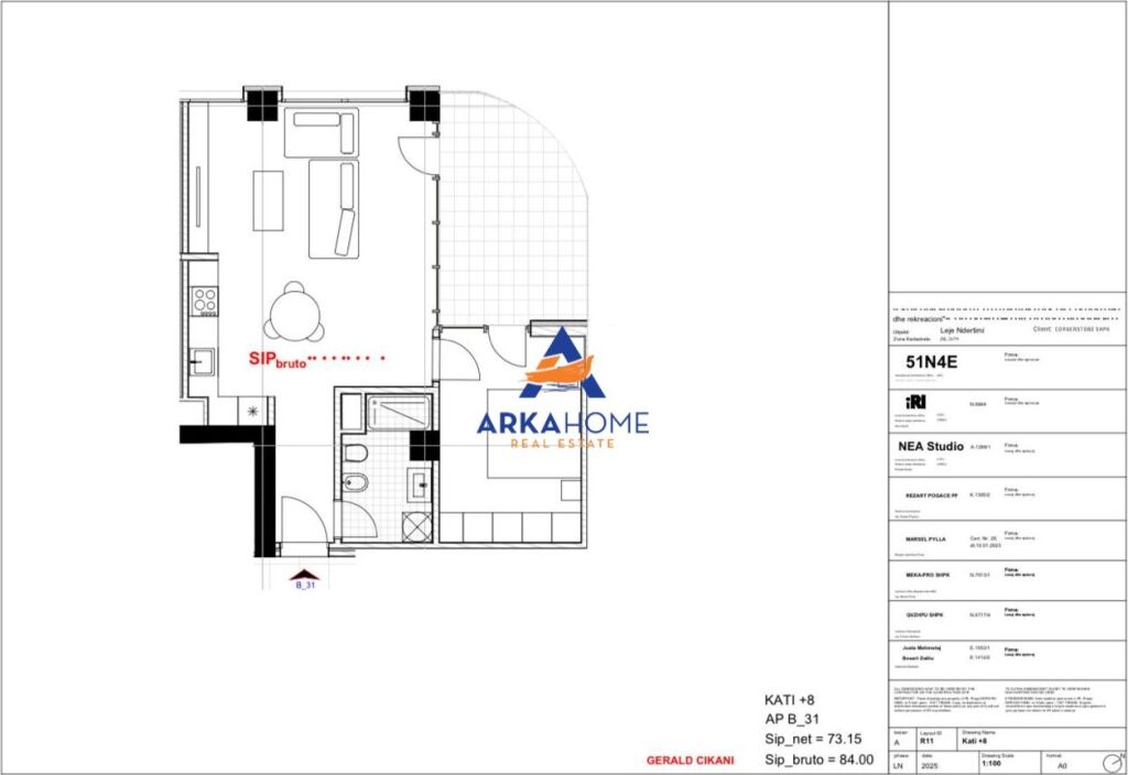 OKAZION SHITET APARTAMENT 1+1 FAZE GROPE "ASTIR" 92.400 EURO