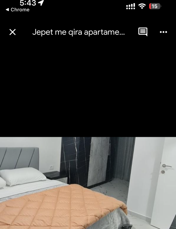 Apartament 2+1 i mobiluar me qera tek Golden Park 3