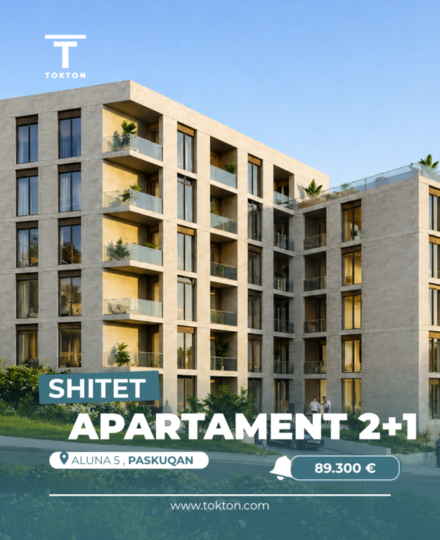 Shitet Apartament 2+1 , Aluna 5