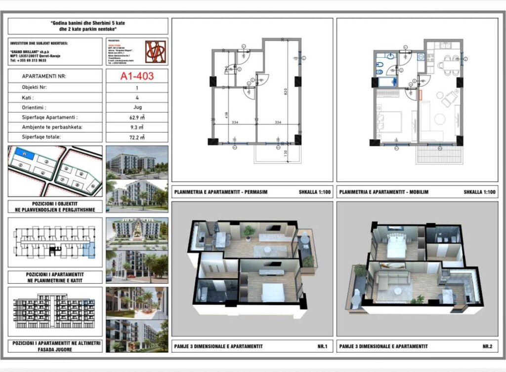 Apartamente Moderne në Shitje në Palm Paradise, Qerret