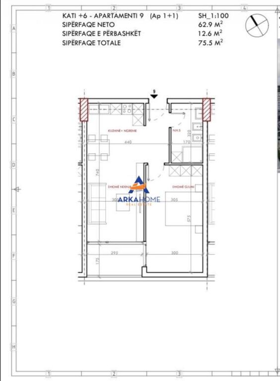 OKAZION APARTAMENT 1+1 "ASTIR" FAZE GROPE 79.275 EURO