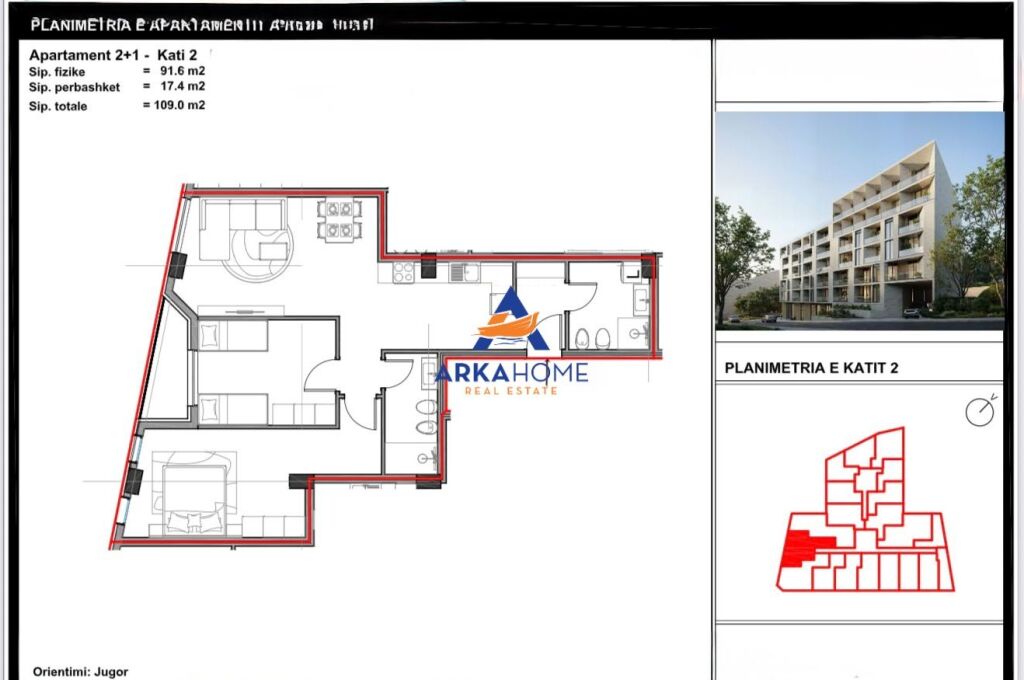 OKAZION!!!SHITET APARTAMENT 2+1+BALLKON "KOMPLEKSI ALUNA 5, PASKUQAN" 109.000 EURO
