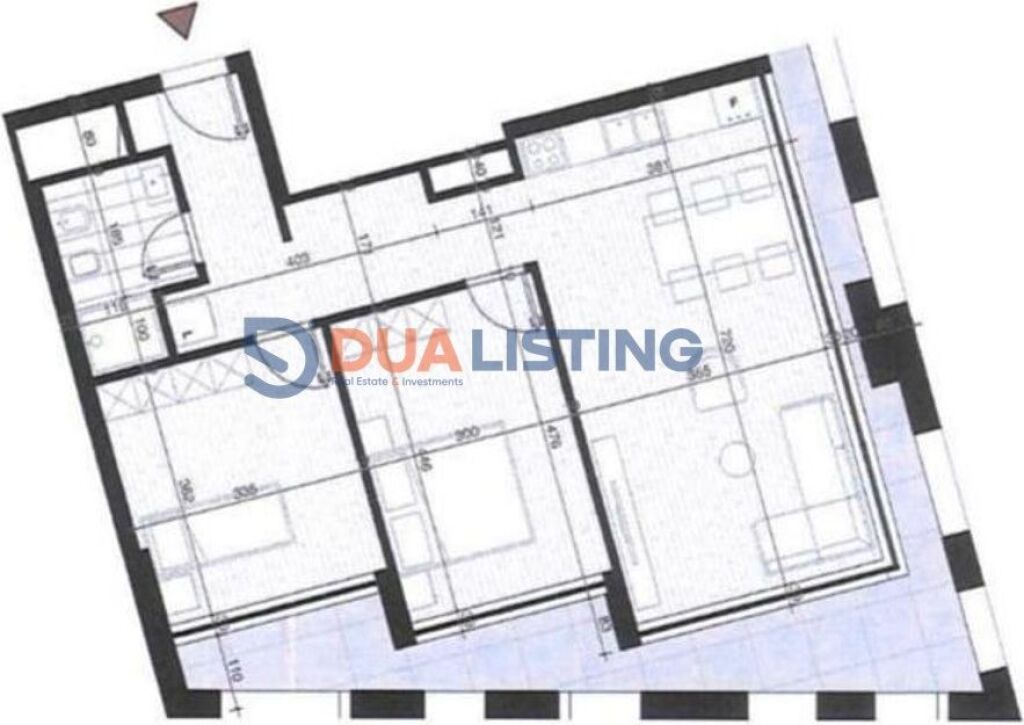 Tirana New Boulevard Tower, Apartament 2+1 per shtije! Kulla 39-kate!