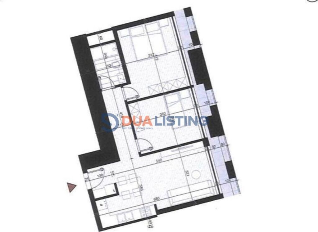 Tirana New Boulevard Tower, Apartament 2+1 per shtije! Kulla 39-kate!