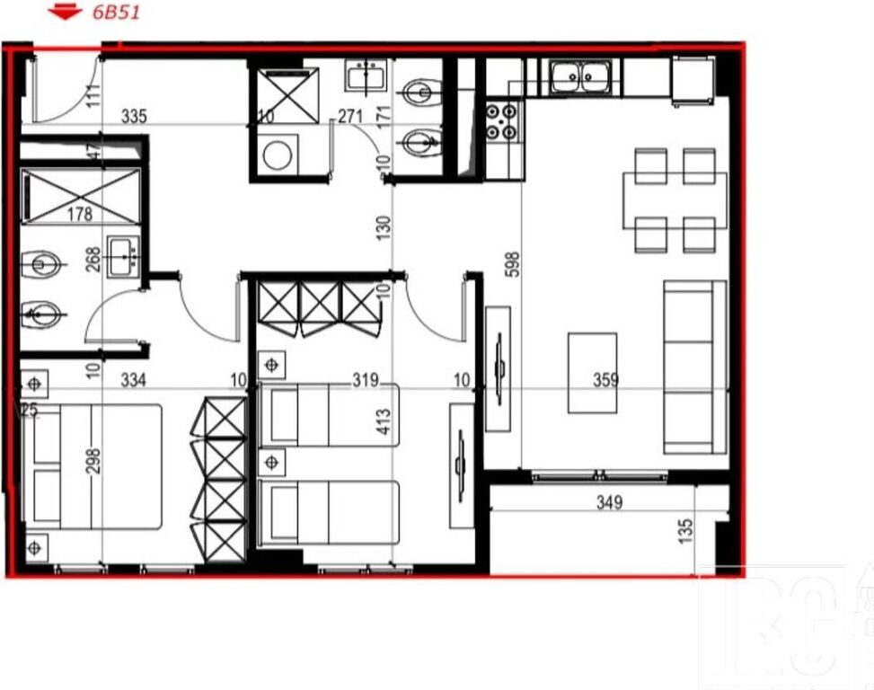 Appartamento 2+1+2 in vendita al Complesso Univers City, Qtu .