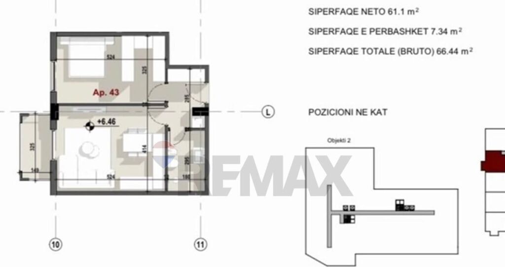 APARTAMENT 1+1 NE SHITJE GREEN HILL SELITE