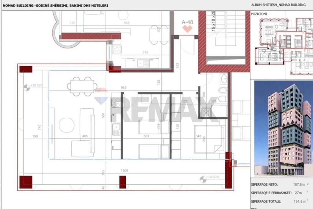 APARTMENT 2+1+2 NOMAD BUILDING 21 DECEMBER