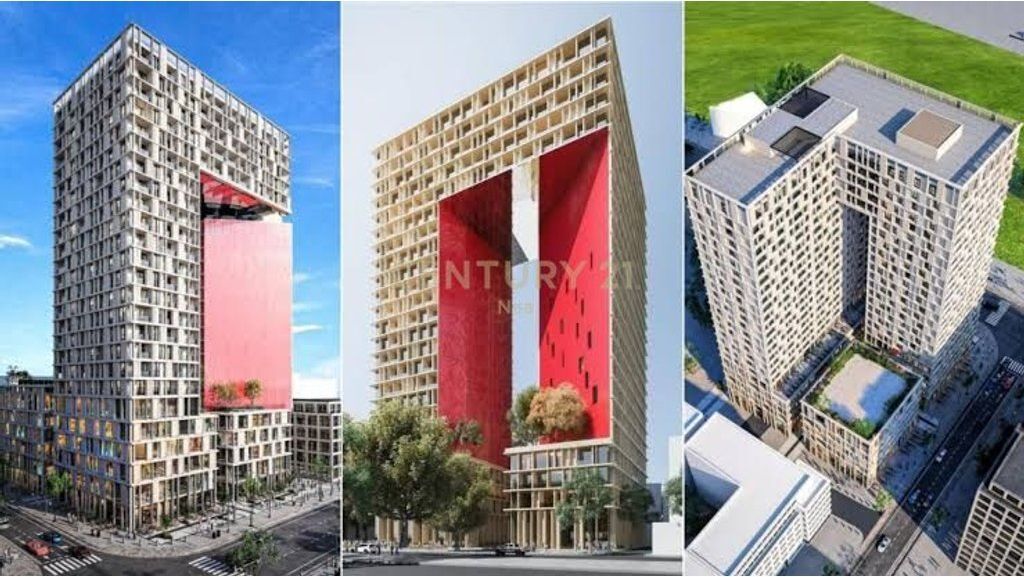 Shesim apartament 1+1 tek United Towers, Kompleksi Olimpik !! 224,000 €