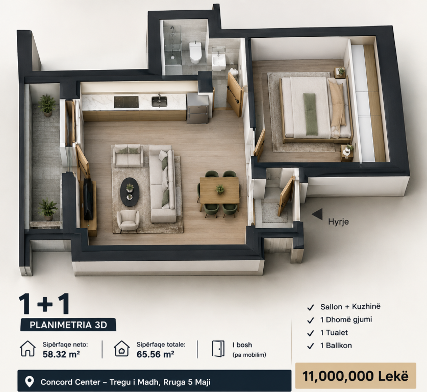 1+1 in vendita a 5 Maji