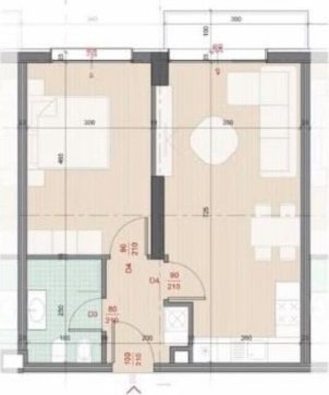 🏢Ex Campo Aviazione appartamento 1+1 in vendita, 107,000Euro